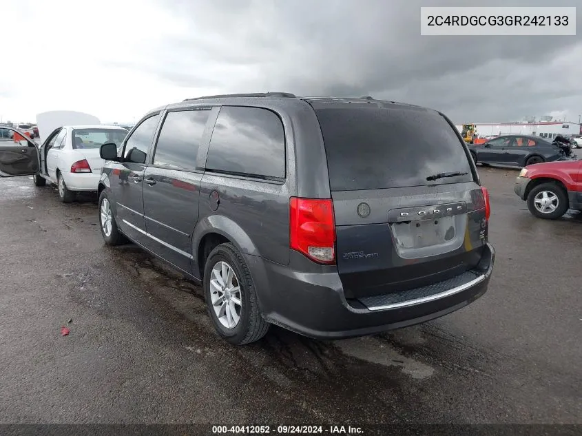 2C4RDGCG3GR242133 2016 Dodge Grand Caravan Sxt