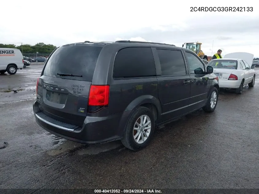 2C4RDGCG3GR242133 2016 Dodge Grand Caravan Sxt