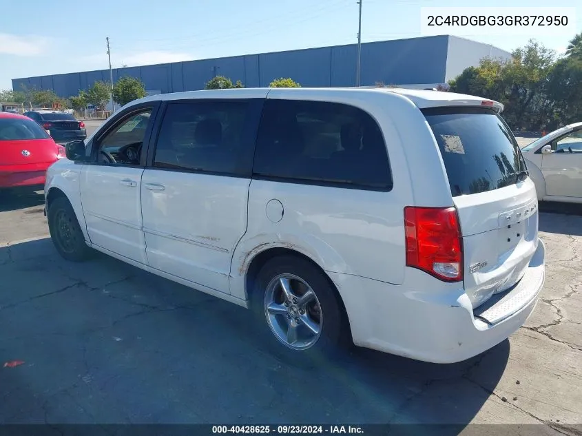 2C4RDGBG3GR372950 2016 Dodge Grand Caravan Se