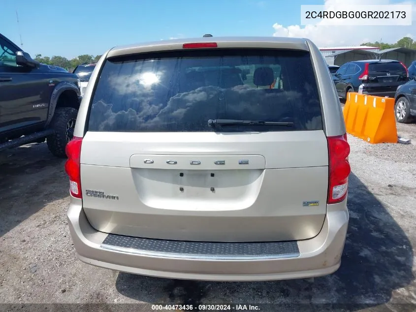 2C4RDGBG0GR202173 2016 Dodge Grand Caravan Se