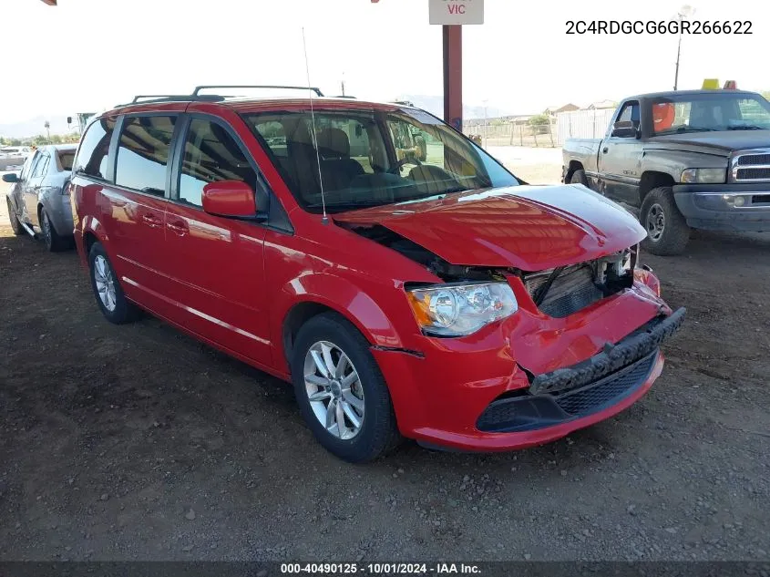 2C4RDGCG6GR266622 2016 Dodge Grand Caravan Sxt