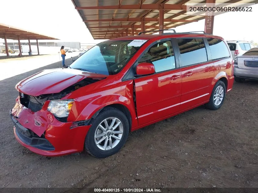 2C4RDGCG6GR266622 2016 Dodge Grand Caravan Sxt