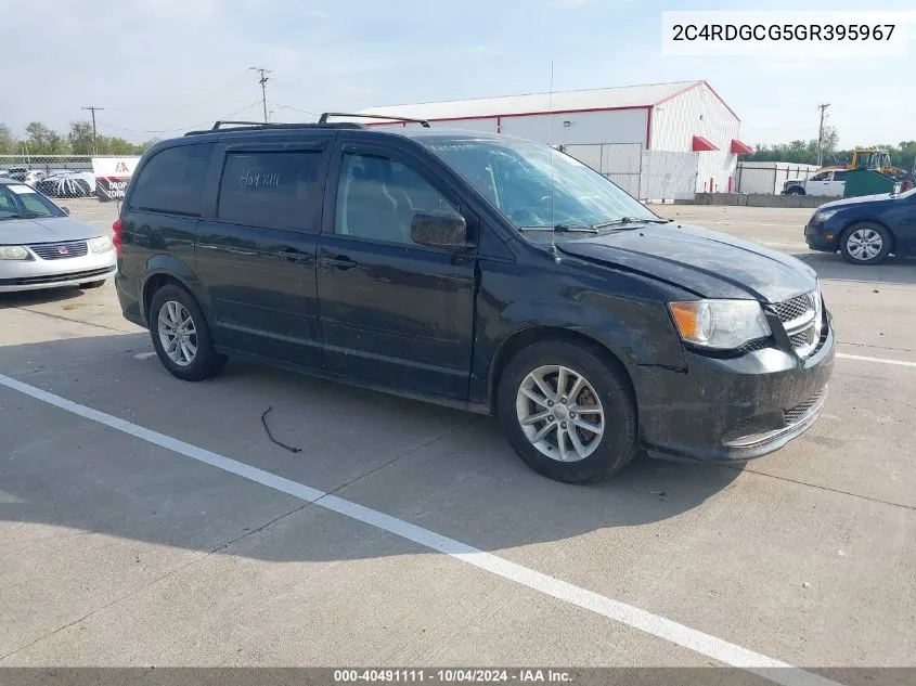 2C4RDGCG5GR395967 2016 Dodge Grand Caravan Sxt