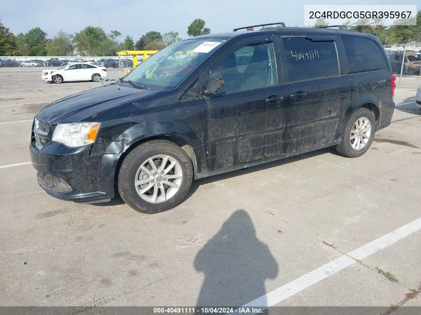 2C4RDGCG5GR395967 2016 Dodge Grand Caravan Sxt