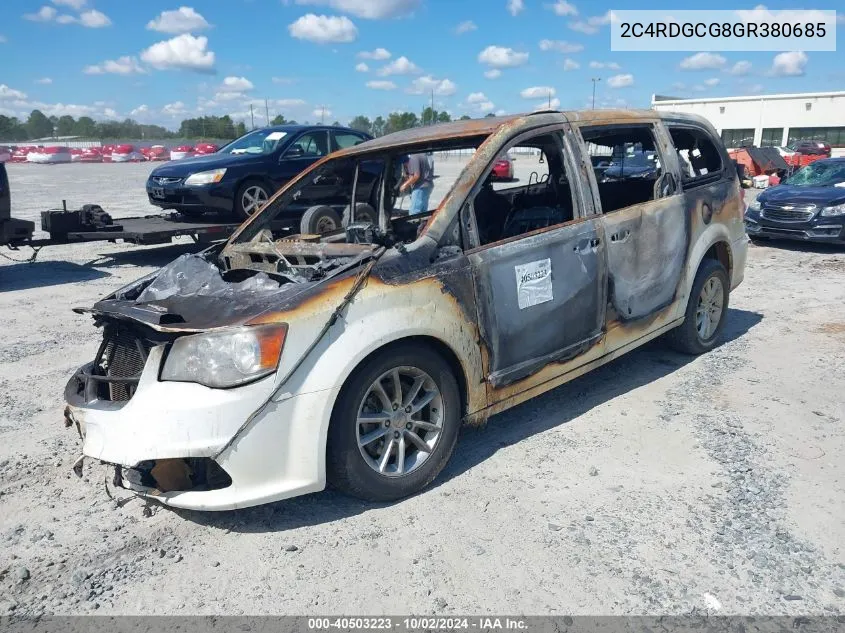 2C4RDGCG8GR380685 2016 Dodge Grand Caravan Sxt