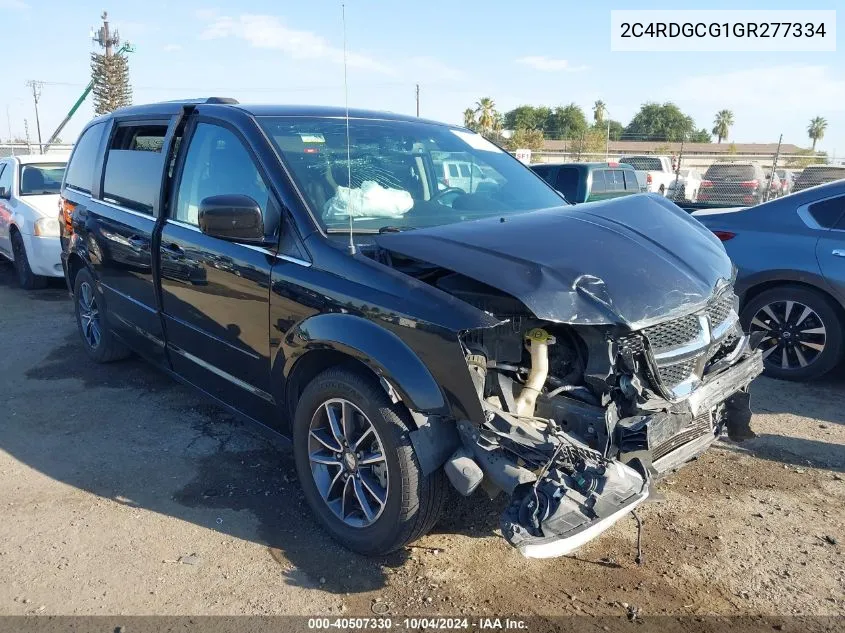 2016 Dodge Grand Caravan Sxt VIN: 2C4RDGCG1GR277334 Lot: 40507330