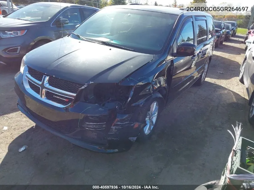 2C4RDGCG5GR264697 2016 Dodge Grand Caravan Sxt