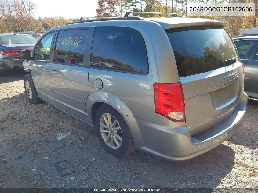 2C4RDGCG1GR162636 2016 Dodge Grand Caravan Sxt