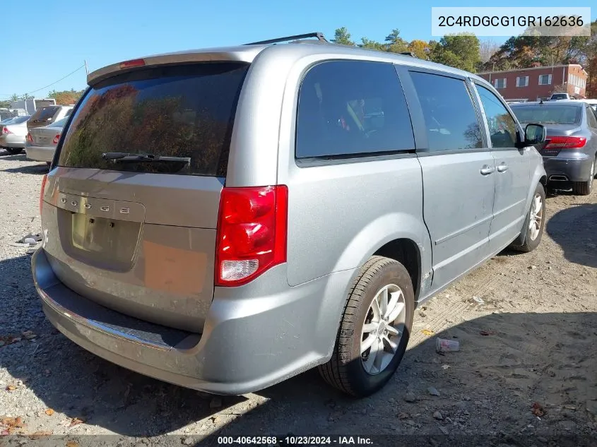 2C4RDGCG1GR162636 2016 Dodge Grand Caravan Sxt