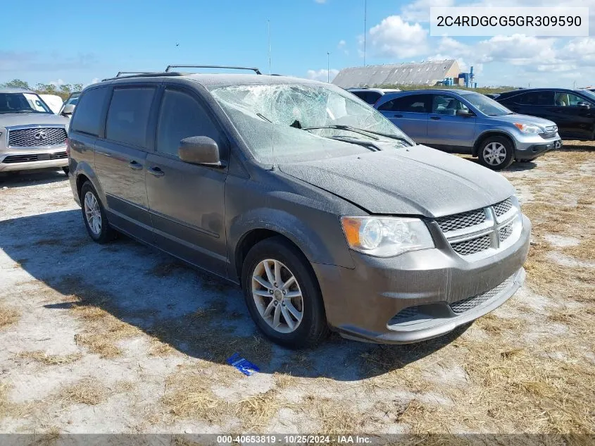 2016 Dodge Grand Caravan Sxt VIN: 2C4RDGCG5GR309590 Lot: 40653819