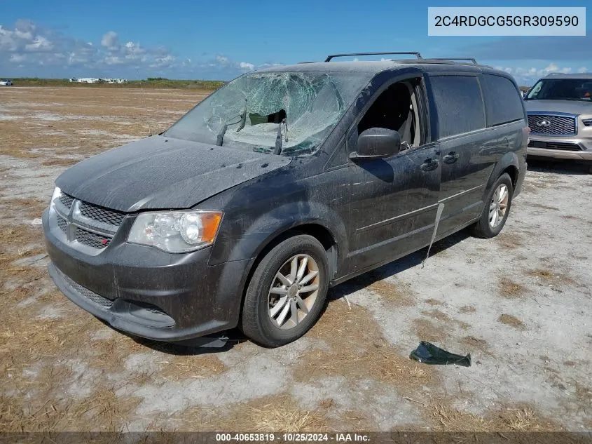 2016 Dodge Grand Caravan Sxt VIN: 2C4RDGCG5GR309590 Lot: 40653819