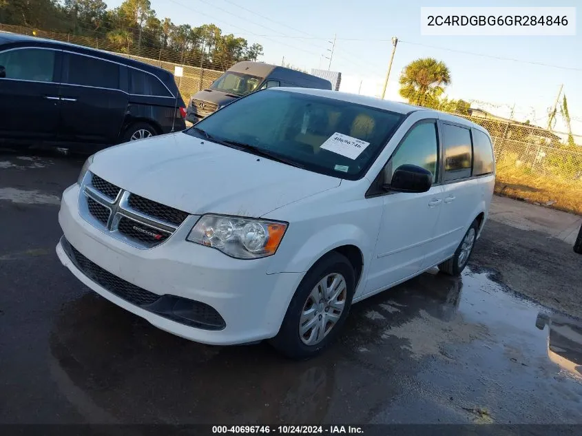 2C4RDGBG6GR284846 2016 Dodge Grand Caravan Se