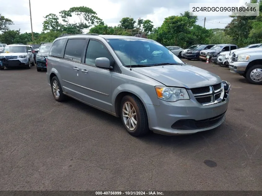 2016 Dodge Grand Caravan Sxt VIN: 2C4RDGCG9GR180446 Lot: 40756999