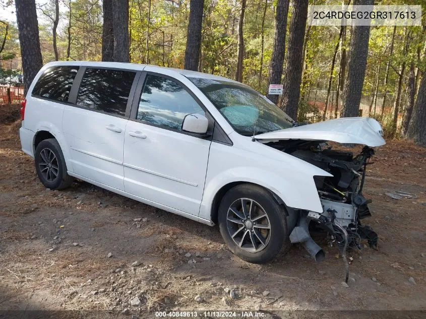 2C4RDGEG2GR317613 2016 Dodge Grand Caravan R/T