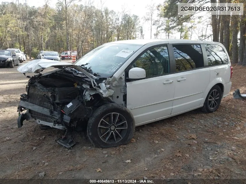 2C4RDGEG2GR317613 2016 Dodge Grand Caravan R/T