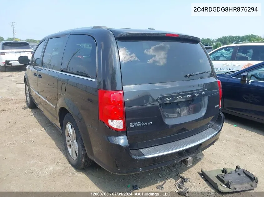 2C4RDGDG8HR876294 2017 Dodge Grand Caravan Crew