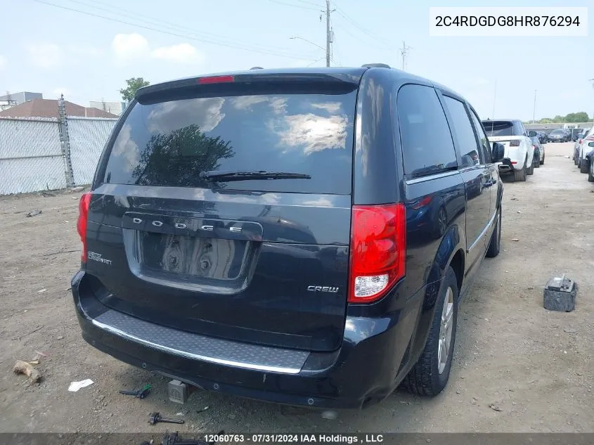 2C4RDGDG8HR876294 2017 Dodge Grand Caravan Crew