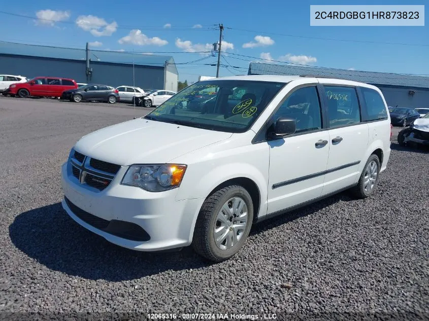 2017 Dodge Grand Caravan Se VIN: 2C4RDGBG1HR873823 Lot: 12065316