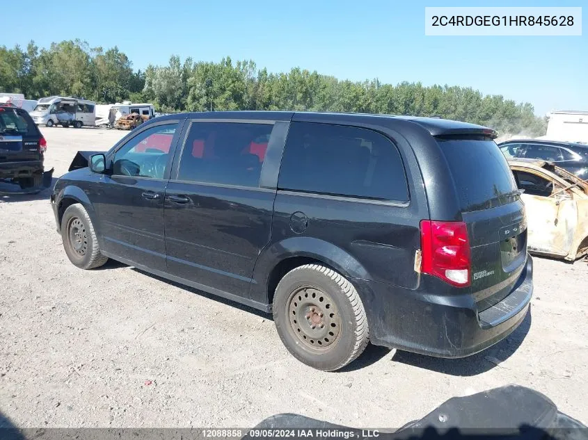 2C4RDGEG1HR845628 2017 Dodge Grand Caravan Gt