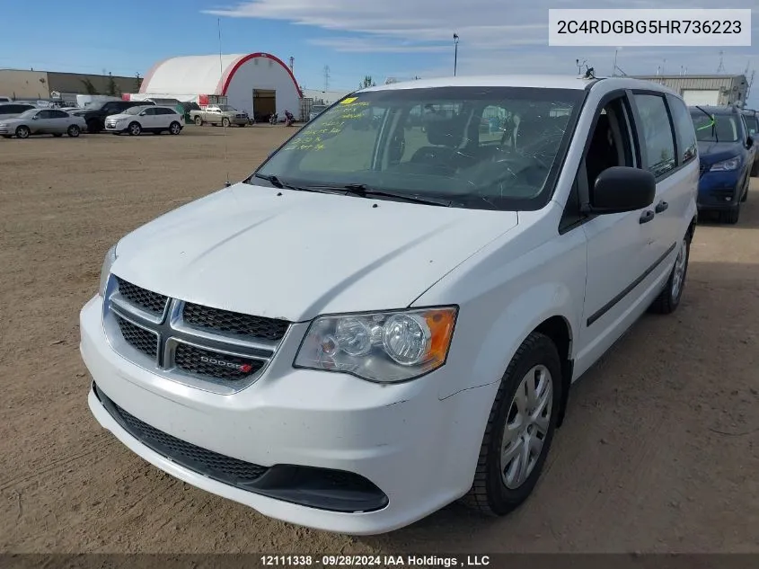 2C4RDGBG5HR736223 2017 Dodge Grand Caravan Se