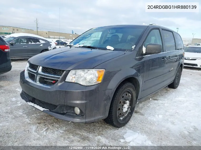 2017 Dodge Grand Caravan Se VIN: 2C4RDGBG1HR880139 Lot: 12152950