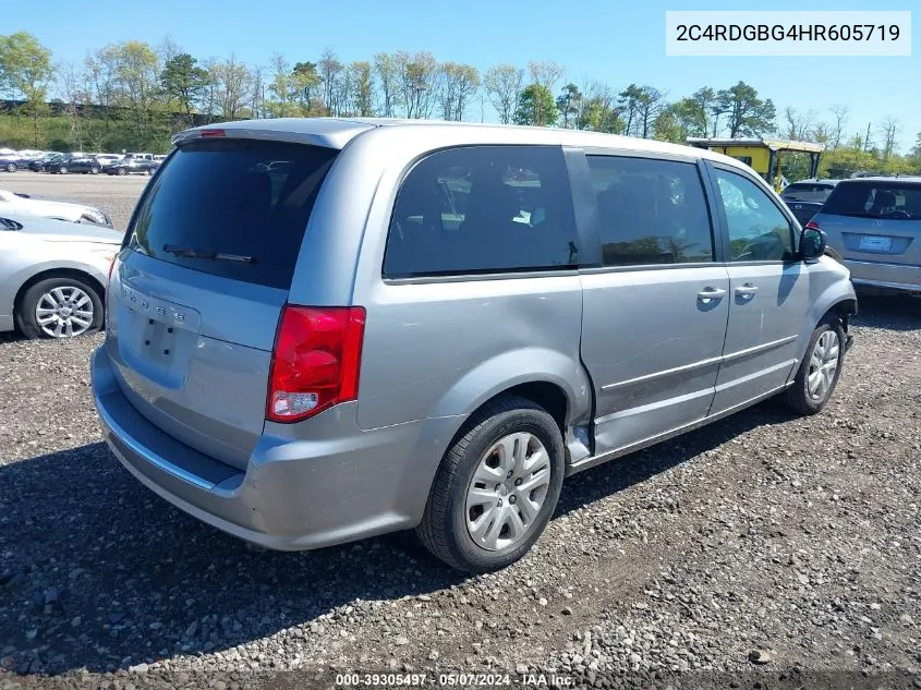 2C4RDGBG4HR605719 2017 Dodge Grand Caravan Se