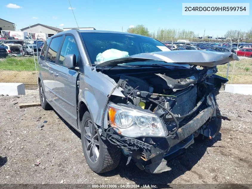 2C4RDGCG9HR599754 2017 Dodge Grand Caravan Sxt