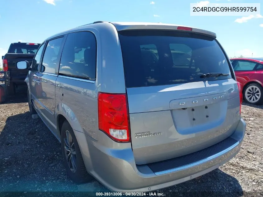 2C4RDGCG9HR599754 2017 Dodge Grand Caravan Sxt