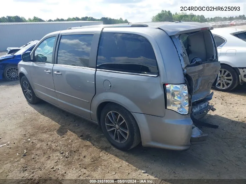 2C4RDGCG2HR625093 2017 Dodge Grand Caravan Sxt