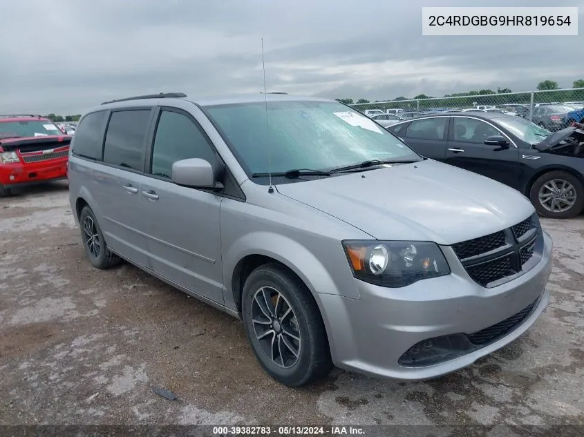 2C4RDGBG9HR819654 2017 Dodge Grand Caravan Se Plus