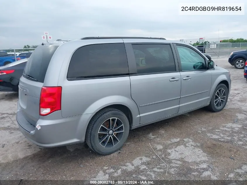 2C4RDGBG9HR819654 2017 Dodge Grand Caravan Se Plus