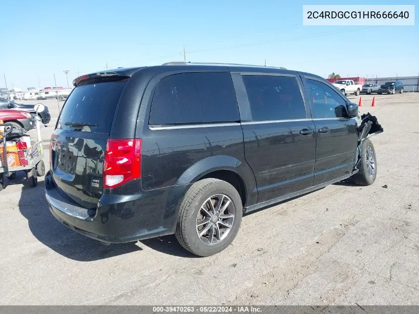 2C4RDGCG1HR666640 2017 Dodge Grand Caravan Sxt