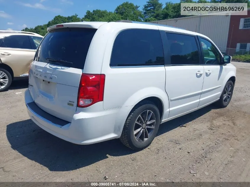 2017 Dodge Grand Caravan Sxt VIN: 2C4RDGCG5HR696269 Lot: 39805741