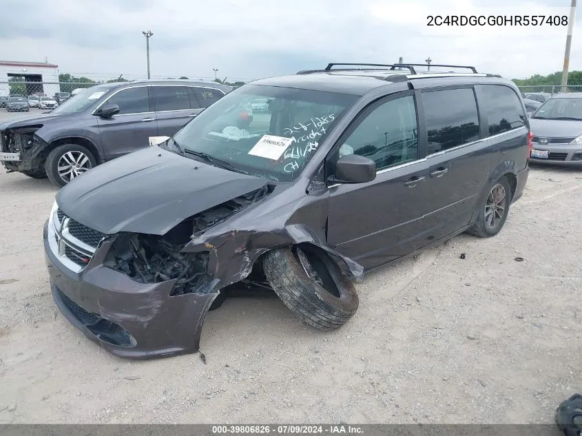 2C4RDGCG0HR557408 2017 Dodge Grand Caravan Sxt