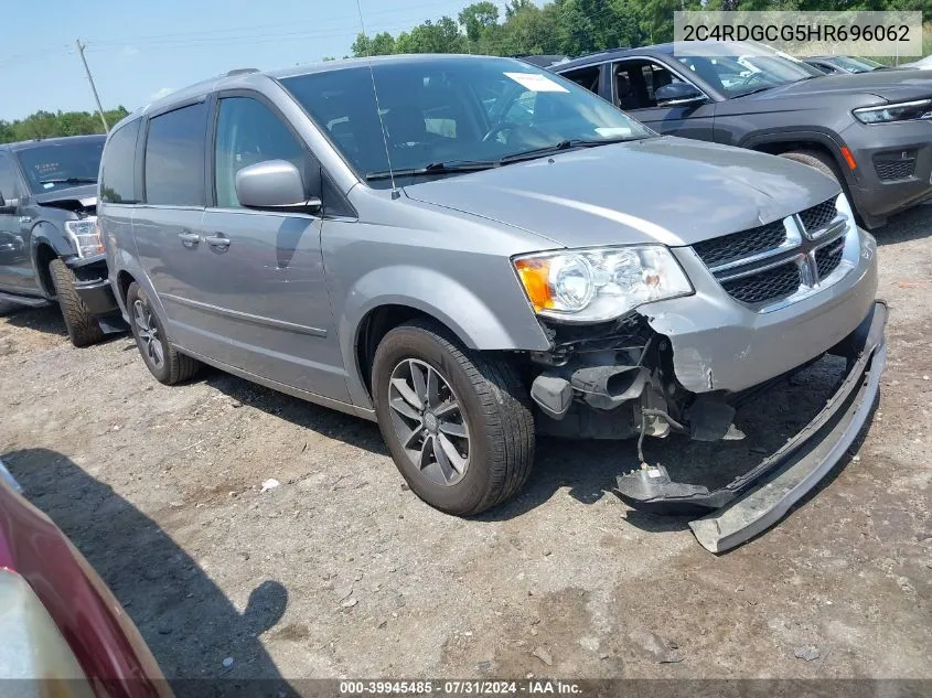 2017 Dodge Grand Caravan Sxt VIN: 2C4RDGCG5HR696062 Lot: 39945485