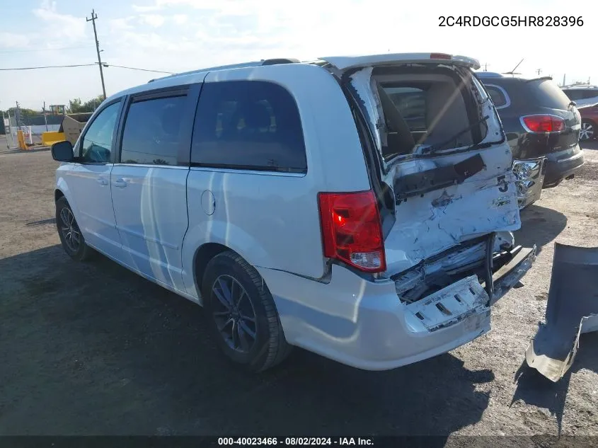 2C4RDGCG5HR828396 2017 Dodge Grand Caravan Sxt