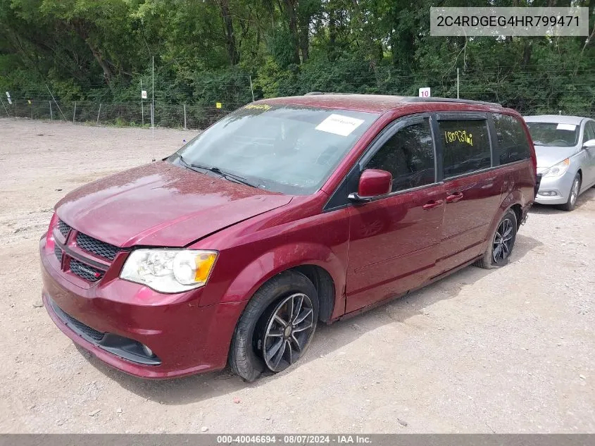 2C4RDGEG4HR799471 2017 Dodge Grand Caravan Gt