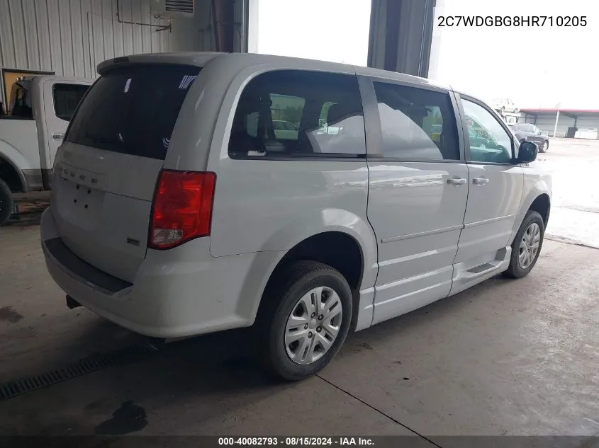 2C7WDGBG8HR710205 2017 Dodge Grand Caravan Se