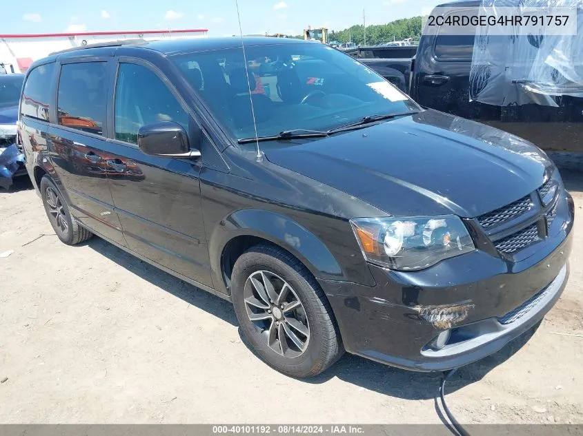 2C4RDGEG4HR791757 2017 Dodge Grand Caravan Gt