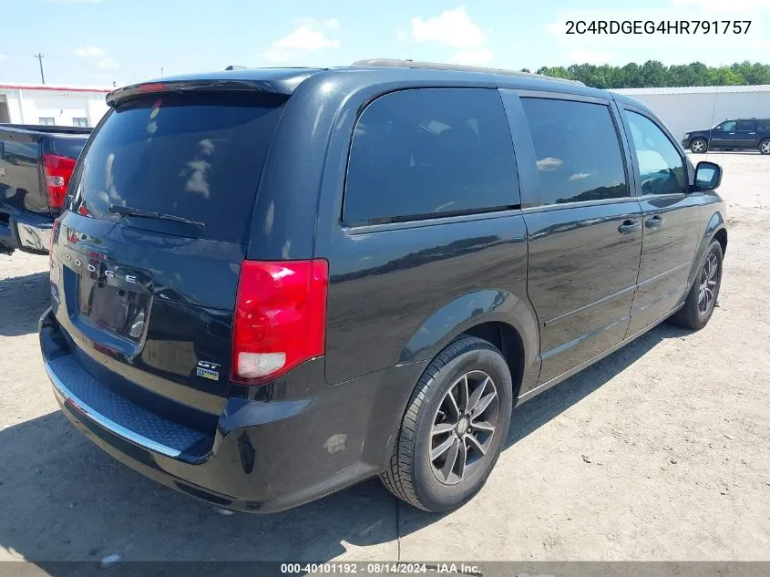 2C4RDGEG4HR791757 2017 Dodge Grand Caravan Gt