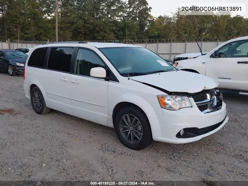 2C4RDGCG6HR813891 2017 Dodge Grand Caravan Sxt