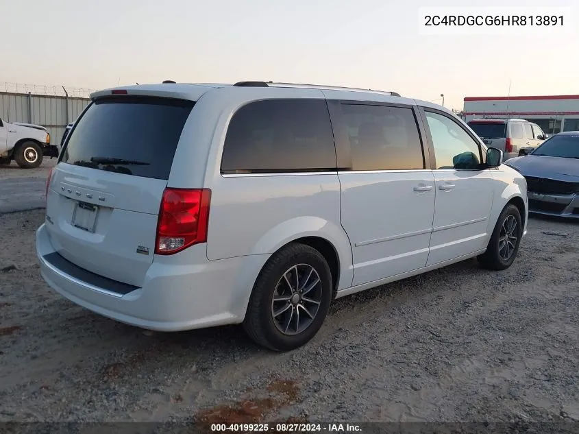 2C4RDGCG6HR813891 2017 Dodge Grand Caravan Sxt