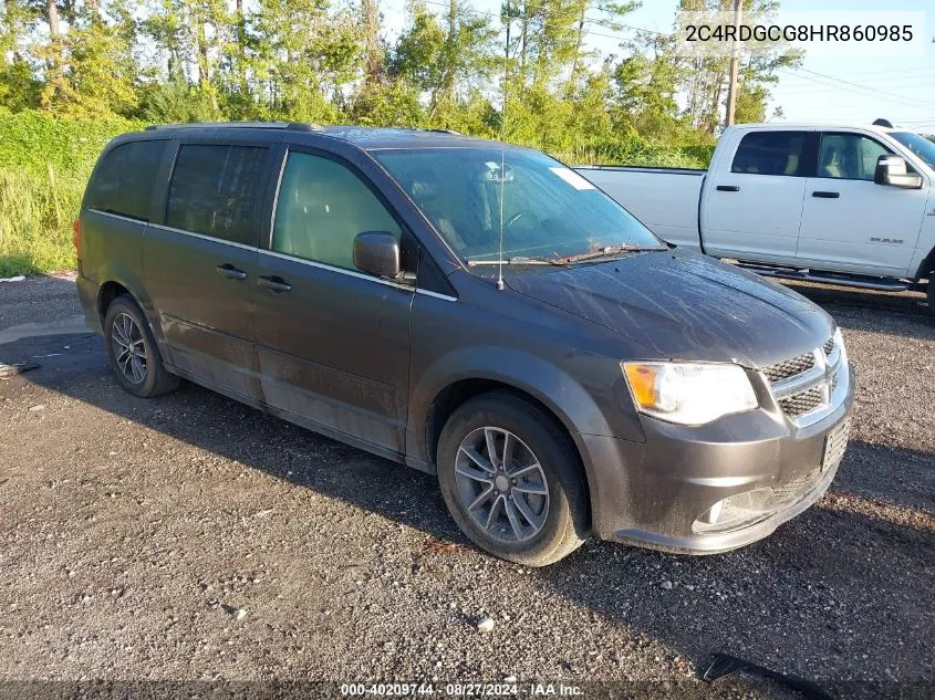 2C4RDGCG8HR860985 2017 Dodge Grand Caravan Sxt