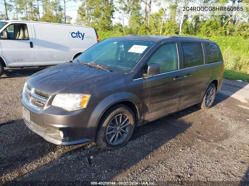 2C4RDGCG8HR860985 2017 Dodge Grand Caravan Sxt