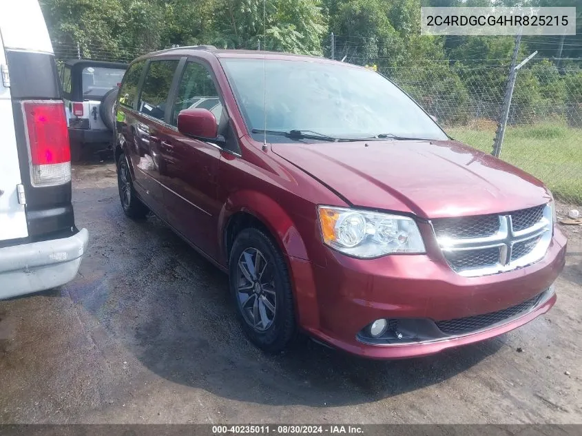 2017 Dodge Grand Caravan Sxt VIN: 2C4RDGCG4HR825215 Lot: 40235011