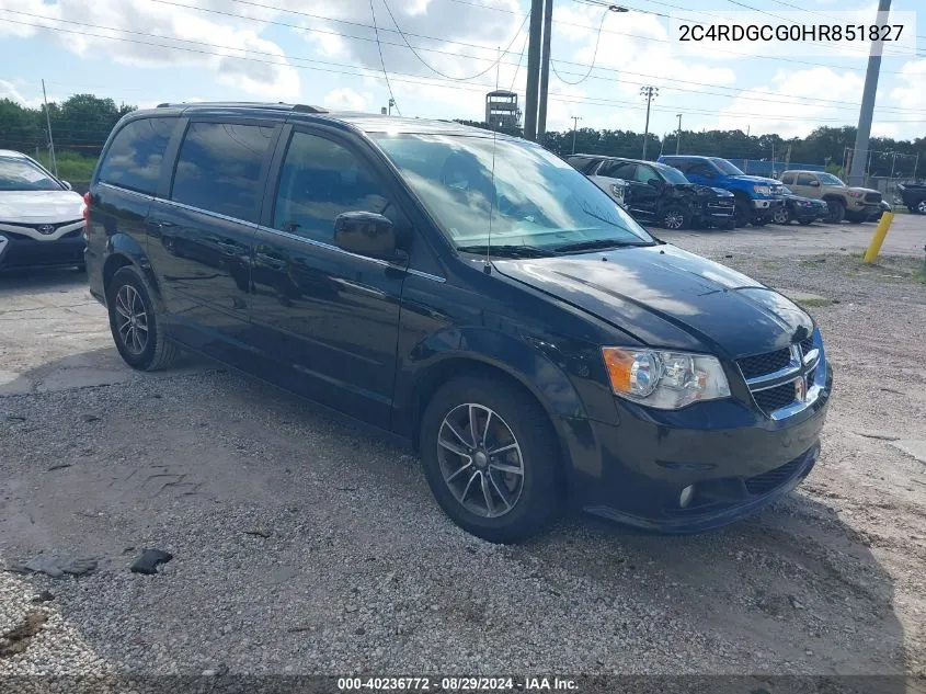 2C4RDGCG0HR851827 2017 Dodge Grand Caravan Sxt