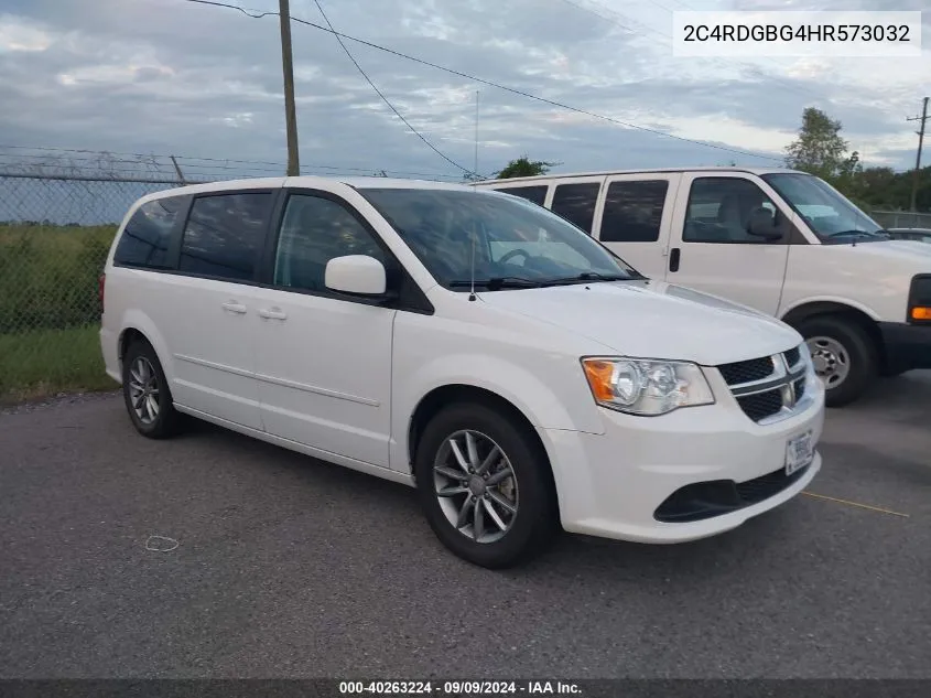 2017 Dodge Grand Caravan Se Plus VIN: 2C4RDGBG4HR573032 Lot: 40263224