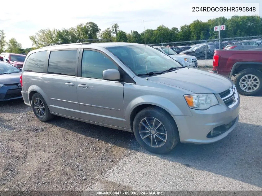 2017 Dodge Grand Caravan Sxt VIN: 2C4RDGCG9HR595848 Lot: 40268447