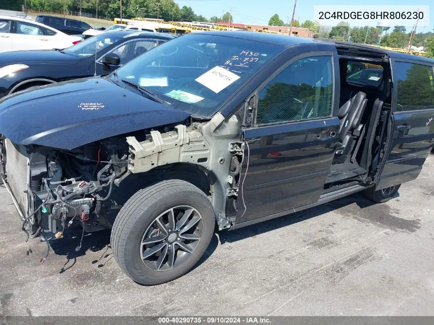 2C4RDGEG8HR806230 2017 Dodge Grand Caravan Gt