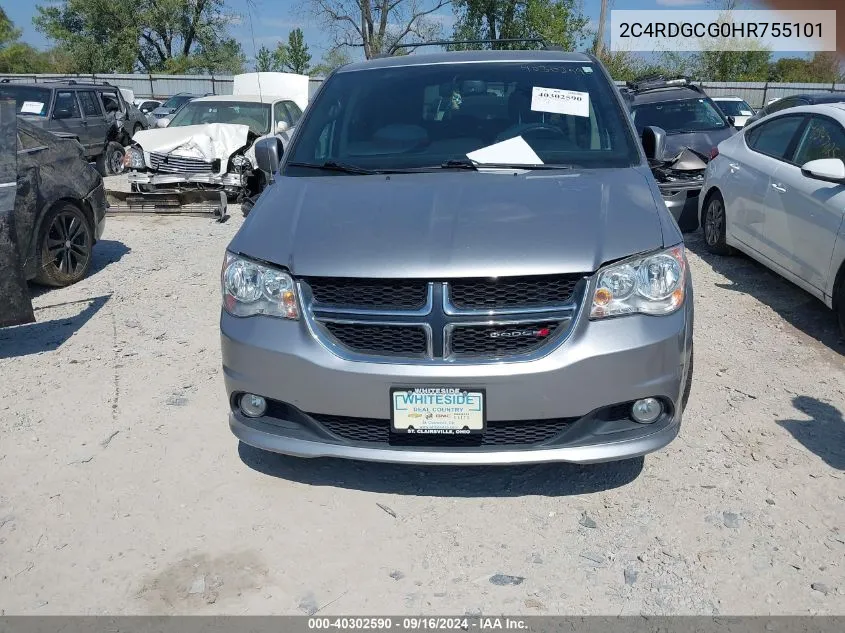 2C4RDGCG0HR755101 2017 Dodge Grand Caravan Sxt